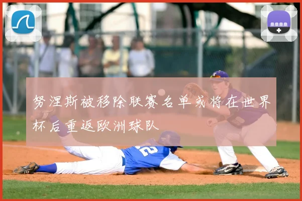 努涅斯被移除联赛名单或将在世界杯后重返欧洲球队
