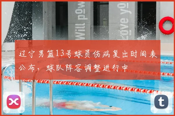 辽宁男篮13号球员伤病复出时间表公布，球队阵容调整进行中